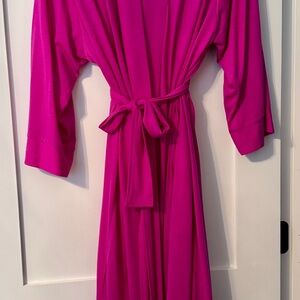 Natori Fuchsia Long Sleeve Dress